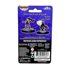 Pathfinder Battles Deep Cuts - Halfling Wizard Male