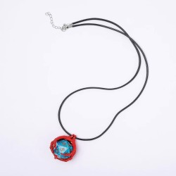 Dragon's Claw Necklace with Random D20 - Rød