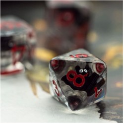 RPG Dice Set - Vampire Bats