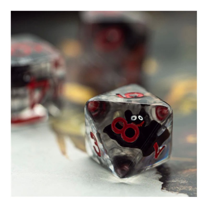 RPG Dice Set - Vampire Bats