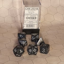CHX25318 RPG Dice Sets Ninja Poly 7-dice Cube