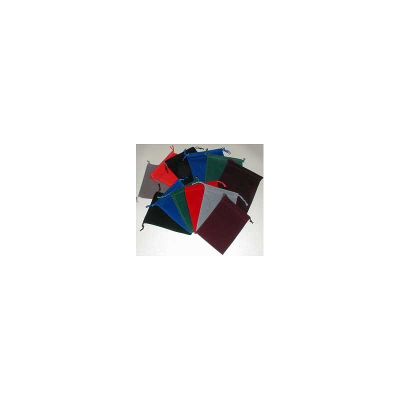 Stor velourpose til terninger (Flere farver)