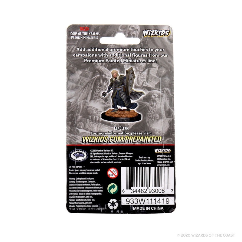 Icons of The Realms Premium Figures - Elf Male Cleric