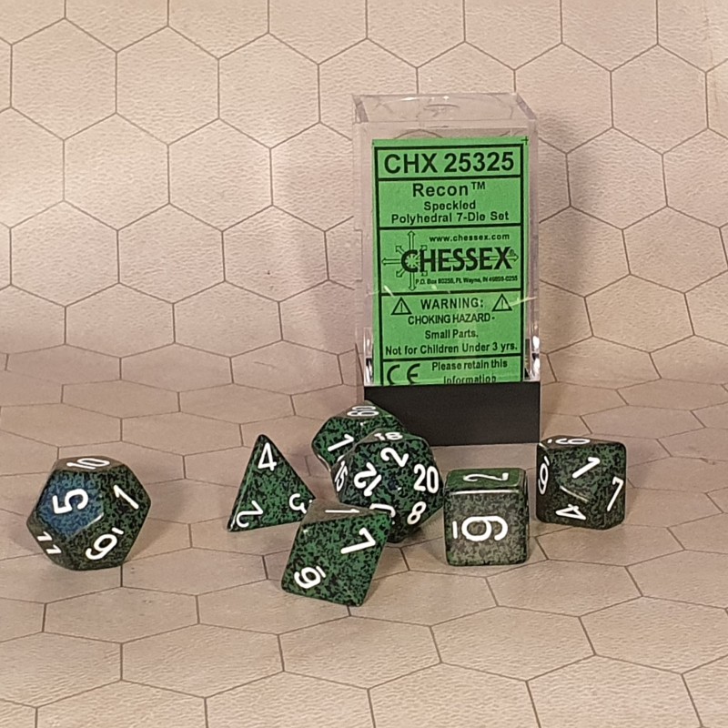 CHX25325 Dice Set Spec Poly Recon