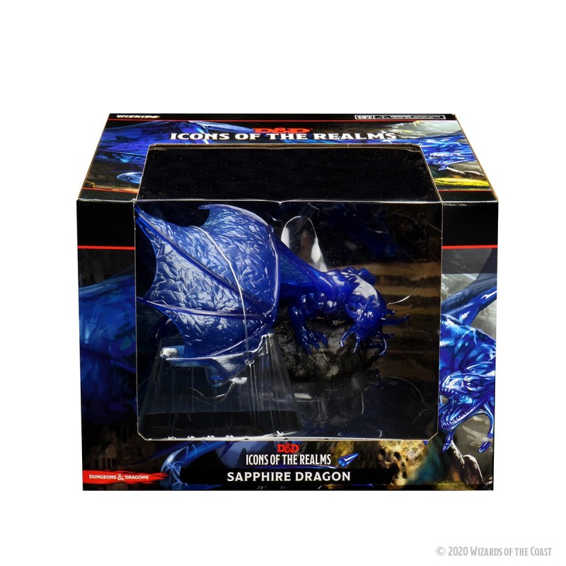 D&D Icons of the Realms: Sapphire Dragon Premium Figure