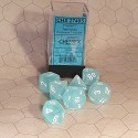 CHX27405 RPG Dice Sets Teal/White Frosted Polyhedral 7-Die Set