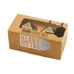 Heavy Metal Antique Bronze D20 dice set
