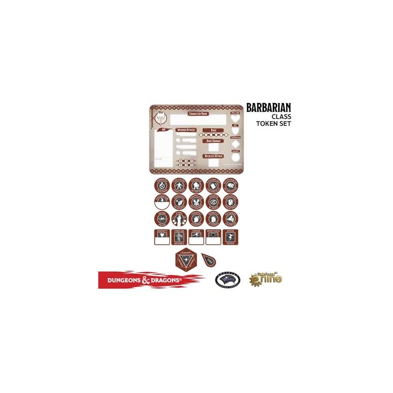 Token Set - Barbarian