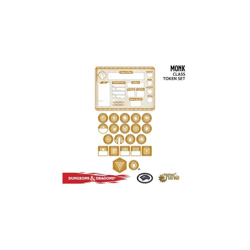 Token Set - Monk