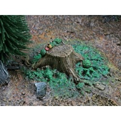 Forest Base with 10 Trees Tabletop Terrain, removable