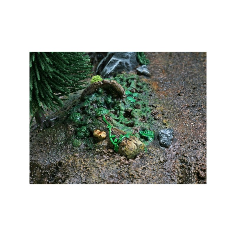 Forest Base with 10 Trees Tabletop Terrain, removable