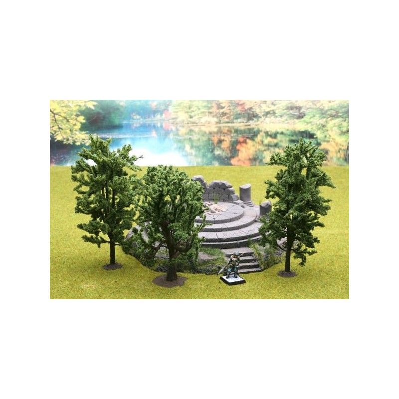 Fable forest Model Deciduous Trees mix Horse Chestnut, Oak, Linden